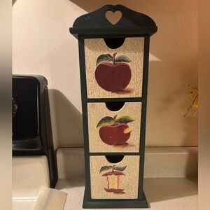 Apple Design Wooden Storage Drawers